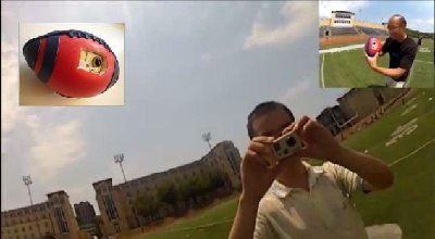 ثبت لحظات گردش توپ در میادین ورزشی با دوربین فیلمبرداری توپی