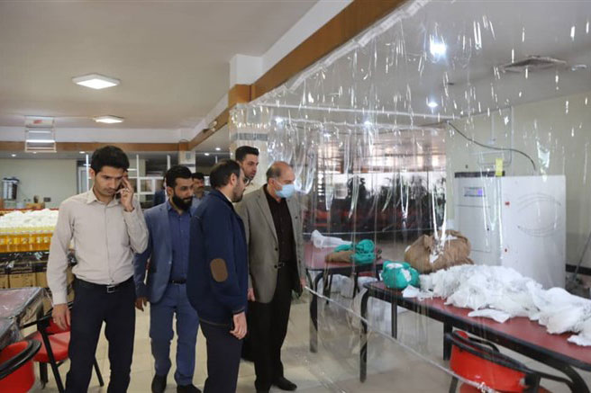 بازدید مدیر کل اجتماعی استانداری فارس از فعالیت گروه مردمی در دانشگاه صنعتی شیراز