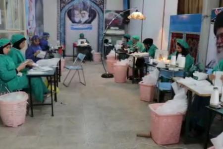 فیلم| کارگاه تولید ماسک در ارومیه
