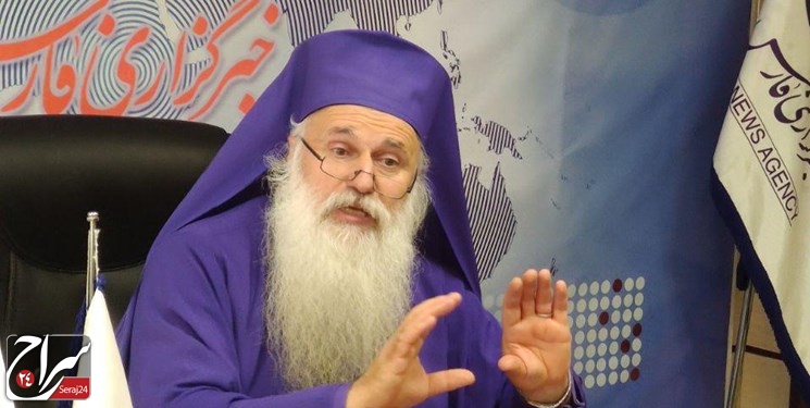 اسقف اعظم گرجستان عید فطر را با قرائت قرآن در کلیسا به ایرانیان تبریک گفت