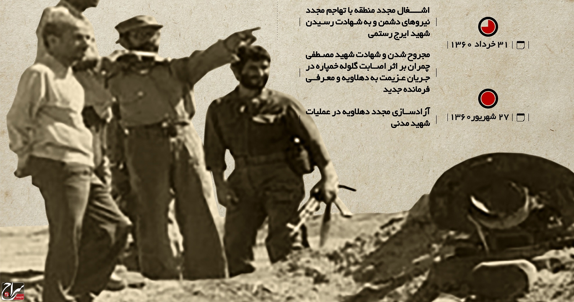 تنبیه دوباره ارتش بعثی در «دهلاویه» توسط شهید چمران و همرزمانش
