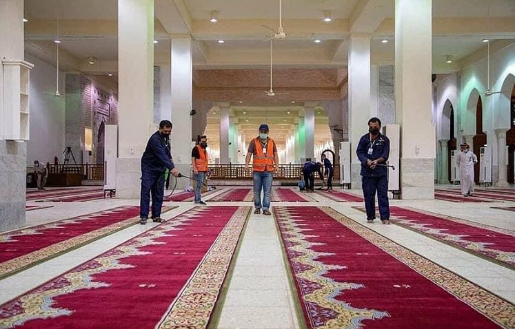 مسجد نُمره برای حضور زائران حج تمتع متناسب با شرایط کرونا آماده میشود.