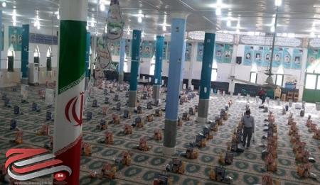  توزیع 2000 بسته معیشتی  در رزمایش مواسات و همدلی 