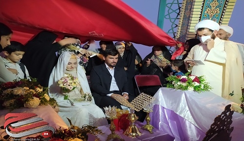 شهدای گمنام میزبان جشن وصلت زوج دهدشتی