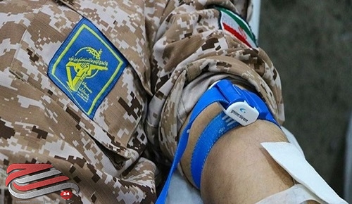 اهدای خون توسط پیشکسوتان نیروهای مسلح در رزمایش کمک مومنانه