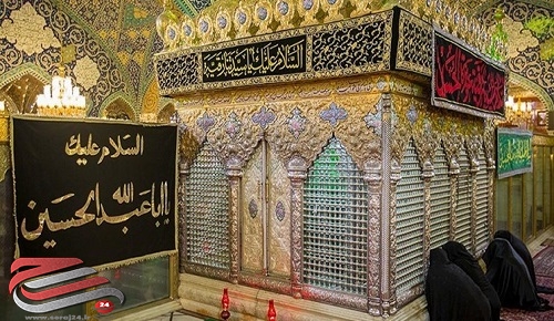 برپایی عزاداری در حرم ریحانه الحسین (ع) از شب اول محرم