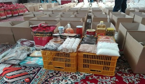 توزیع ماهانه کمک های مومنانه میان نیازمندان ایرانی و غیر ایرانی
