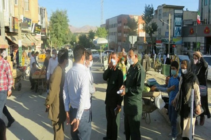 فرمانده سپاه کردستان از روند اجرای پیاده‌راه فردوسی سنندج بازدید کرد