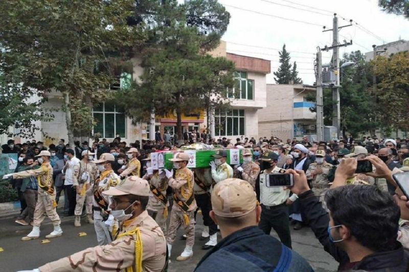 شهید مدافع امنیت تشییع شد