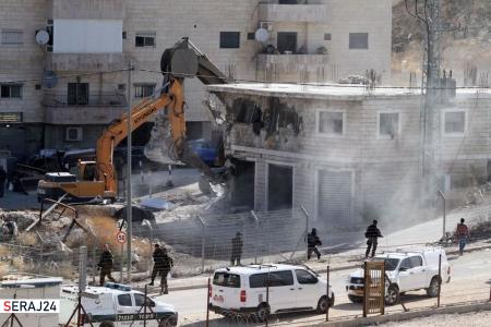 تخریب ۵۲ خانه در فلسطین توسط ارتش صهیونیستی