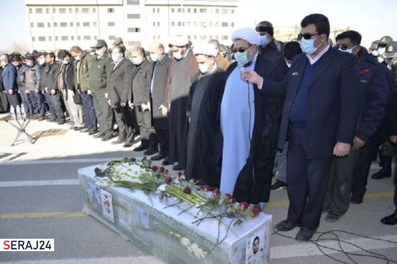 مراسم تشییع پیکر شهید امنیت «احمد حبیبی‌فر»در شهریار برگزار شد
