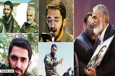پدر یکی از شهدای مدافع حرم به فرزندش پیوست