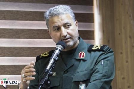 اقامه نماز آیت الله فلاحتی بر پیکر «سردار محمد حق بین» 