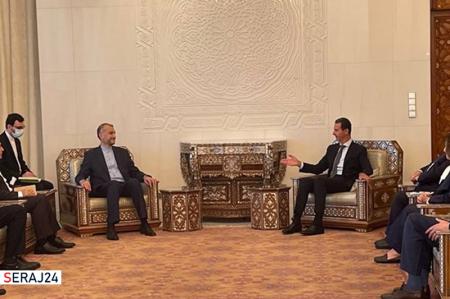 بشار اسد از حمایت های ایران از سوریه قدردانی کرد