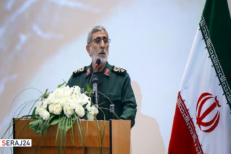 حضور سردار قاآنی در وزارت خارجه و تبریک به امیرعبداللهیان