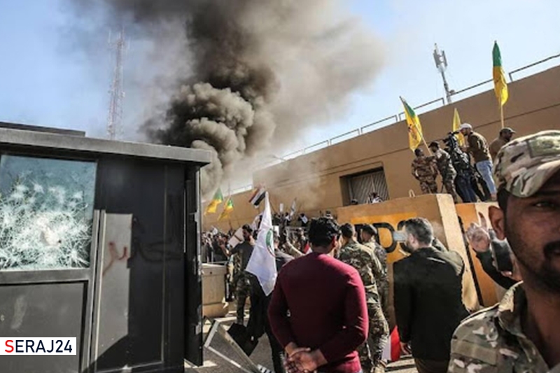 اصابت ۳ راکت کاتیوشا به اطراف سفارت آمریکا در بغداد