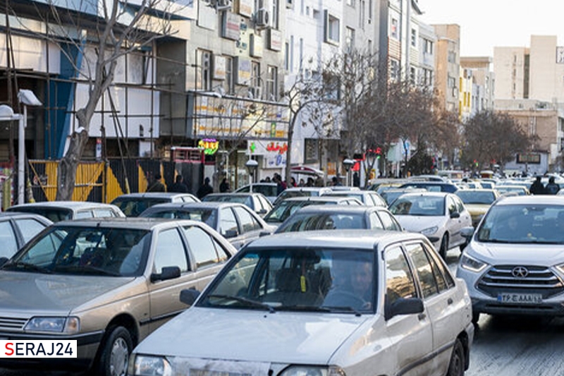 ترافیک سنگین معابر در نخستین روز از اجرای ساعت جدید طرح ترافیک