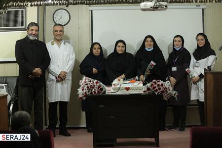 حضور داوطلبان جمعیت امام رضایی‌ها در بیمارستان ۵۰۱ ارتش به مناسبت روز پرستار