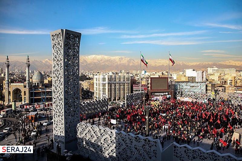 تجمع مردمی گرامیداشت ۹ دی تهران در میدان امام حسین(ع) برگزار می‌شود