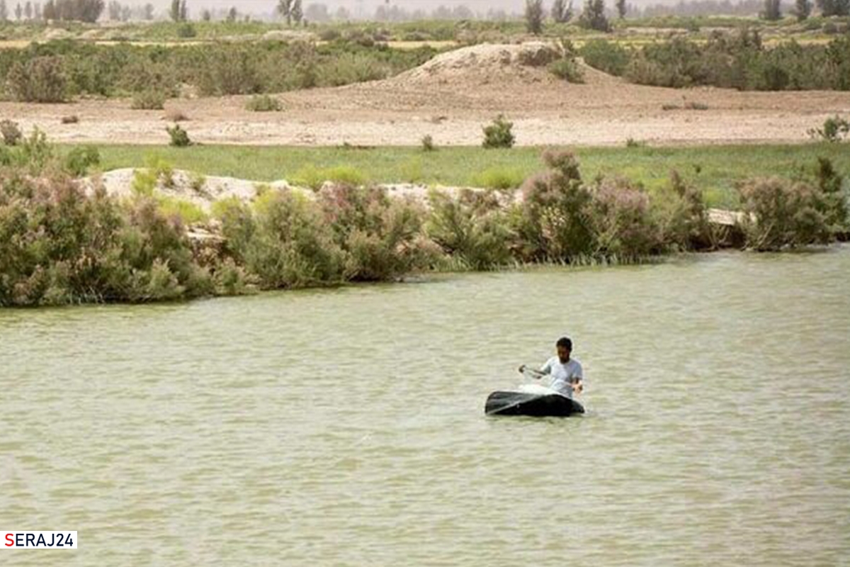 باتلاق جازموریان آبگیری شد
