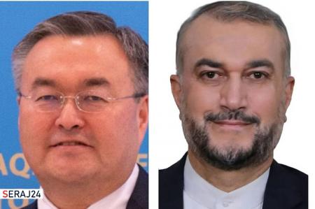 گفت وگوی تلفنی وزیران امور خارجه ایران و قزاقستان