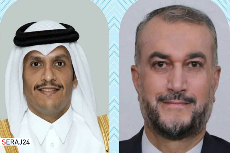 وزیرخارجه قطر با امیرعبداللهیان تلفنی گفت وگو کرد