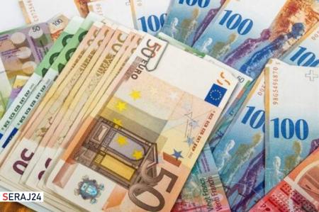 نرخ رسمی پوند‏ و ۲۱ ارز دیگر افزایش یافت