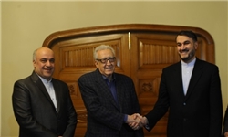 ارائه طرح ایران برای حل بحران سوریه به اخضر ابراهیمی در نشست قاهره