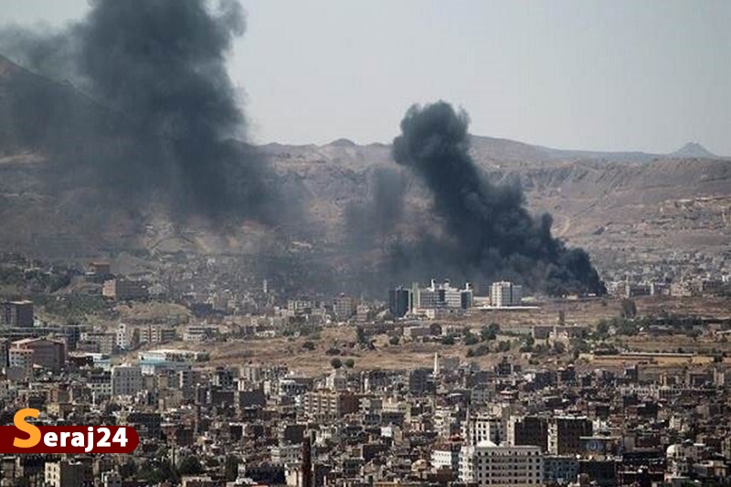بمباران پایتخت یمن توسط جنگنده‌های سعودی