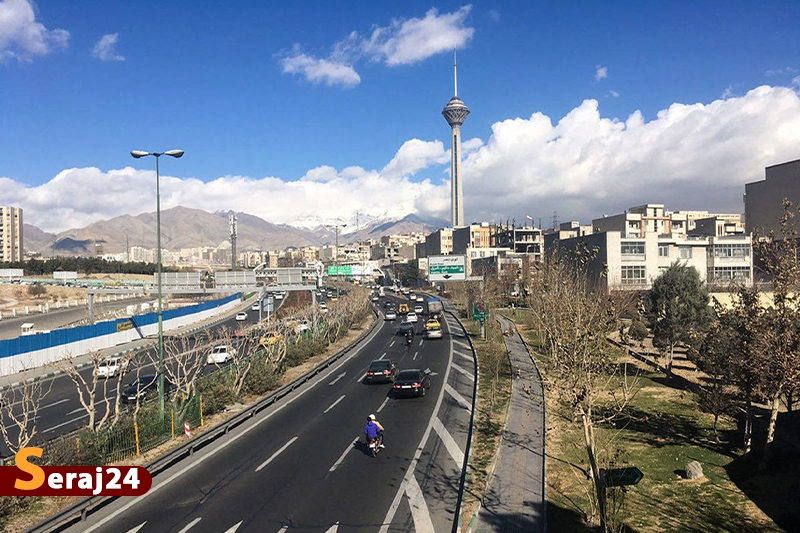 هوای تهران در مرز پاکی/ ریزش شاخص ذرات معلق در هوای پایتخت