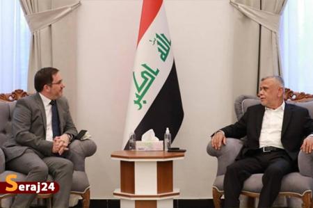 العامری در دیدار با سفیر انگلیس: در امور سیاسی عراق دخالت می‌کنید