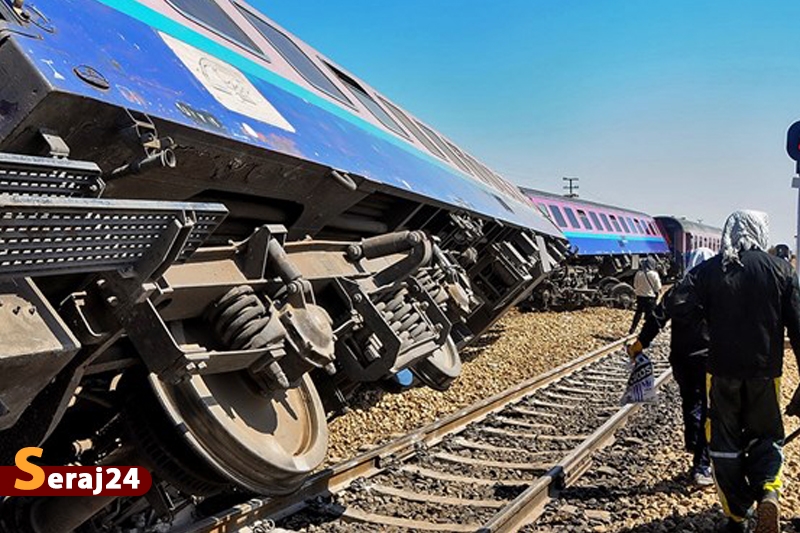 قطار طبس به یزد از ریل خارج شد/ فوت و مصدومیت شماری از مسافران در این حادثه