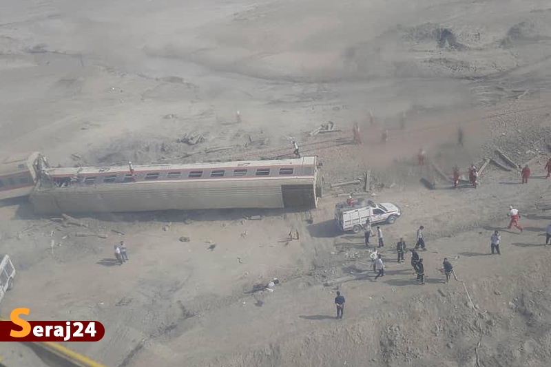 اعلام آخرین وضعیت حادثه قطار مشهد - یزد/ پایان عملیات امدادرسانی با 21 فوتی و 43 مصدوم