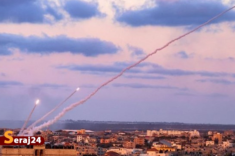 شلیک ۱۰۰ راکت به سوی تل‌آویو و جنوب فلسطین اشغالی
