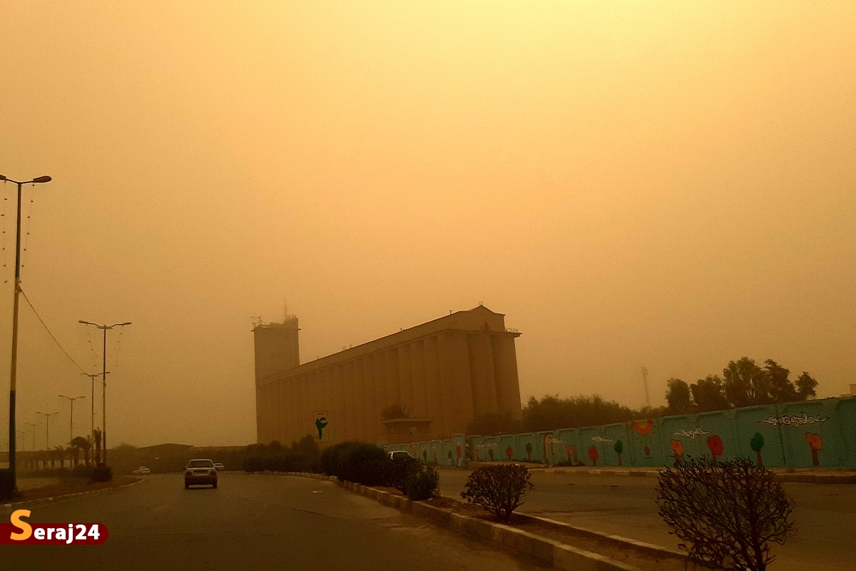 گرد و غبار در آبادان و خرمشهر به ۹ برابر حد مجاز رسید 