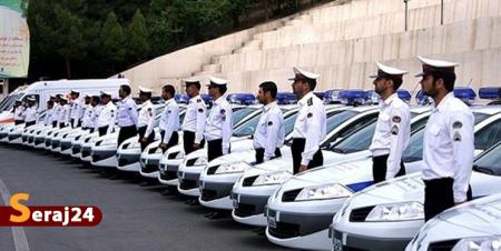 ۱۰۰ تیم پلیس، امنیت جاده‌ها کرمانشاه را در اربعین عهده‌دار هستند
