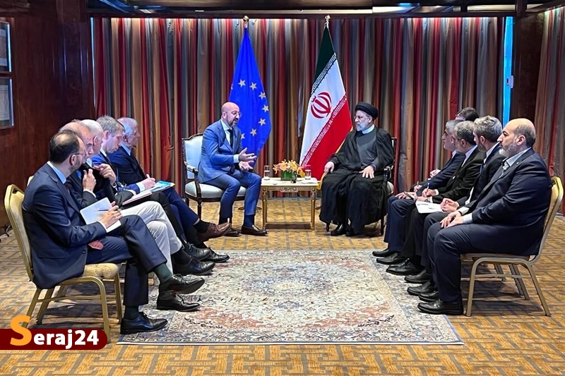 دیدار آیت الله رئیسی با رئیس شورای اروپا در حاشیه نشست مجمع عمومی سازمان ملل