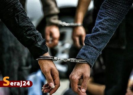 شعارنویسان لواسان یک ساعته دستگیر شدند
