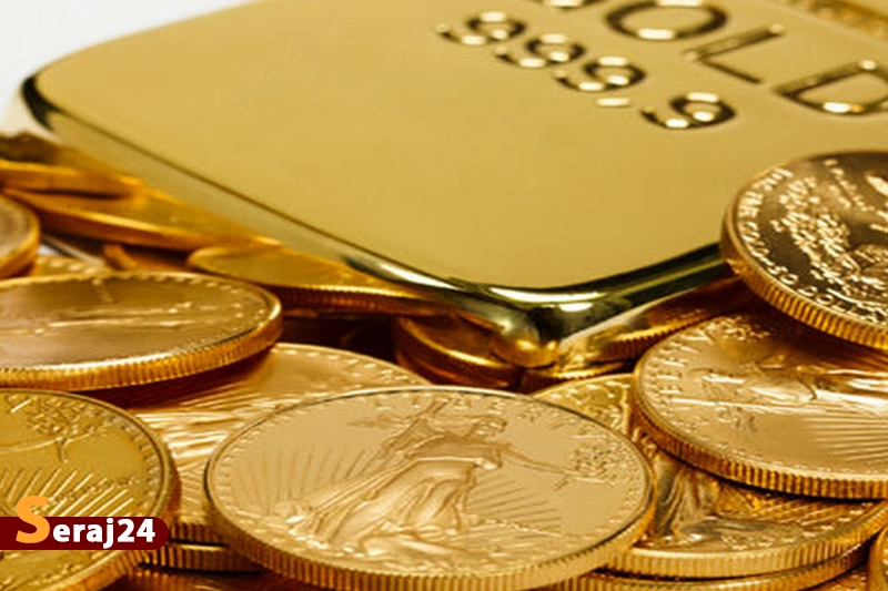 کاهش نرخ طلا و سکه در اولین روز هفته