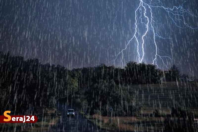 هواشناسی ایران ۱۴۰۱/۰۷/۳۰؛ بارش باران و برف در ۱۳ استان