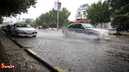 تشدید بارش‌ها در ۵ استان/آب‌گرفتگی معابر و سیلاب در مناطق مستعد