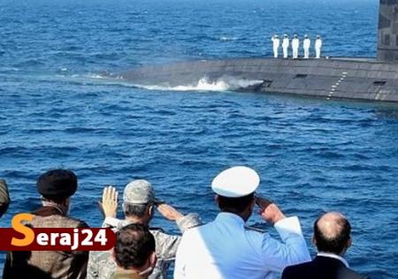 بازدید رئیس جمهور از رژه یگان‌های دریایی ارتش + تصاویر