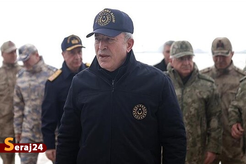 بازدید وزیر دفاع ترکیه از واحدهای خط مرزی عراق