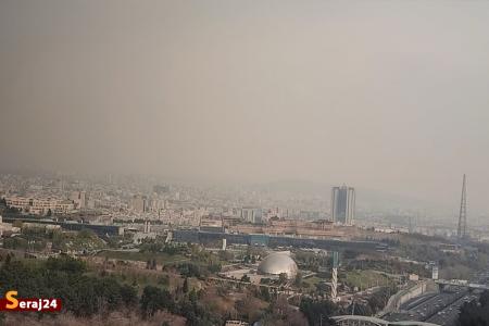 آلودگی هوای تهران کاهش یافت 