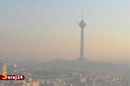 کاهش کیفیت هوا در مناطق پرتردد تهران/ کاهش دید و یخبندان در ارتفاعات استان