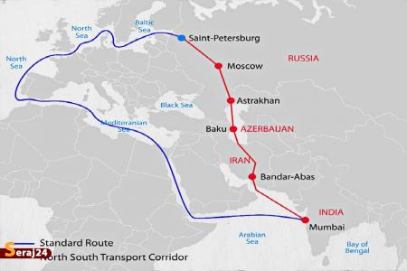 روسیه و ایران در حال ایجاد یک مسیر تجاری جدید بین قاره‌ای