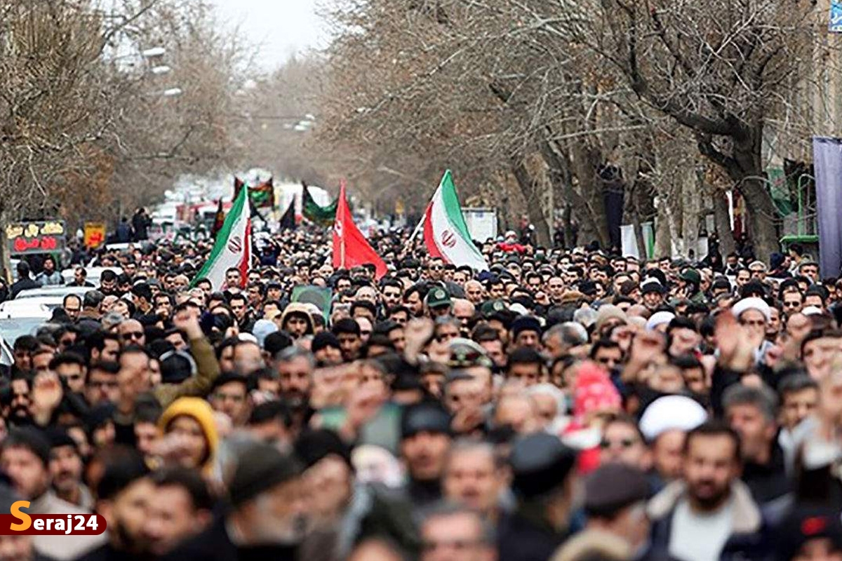 رهپیمایی مردم در محکومیت دخالت دولت های غربی