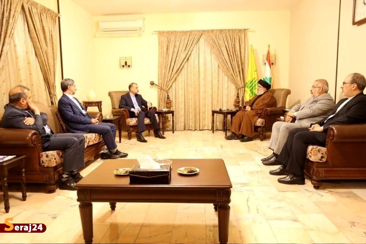 امیرعبداللهیان با سید حسن نصرالله دیدار کرد