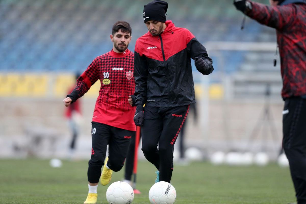 تمرین سنگین پرسپولیسی ها