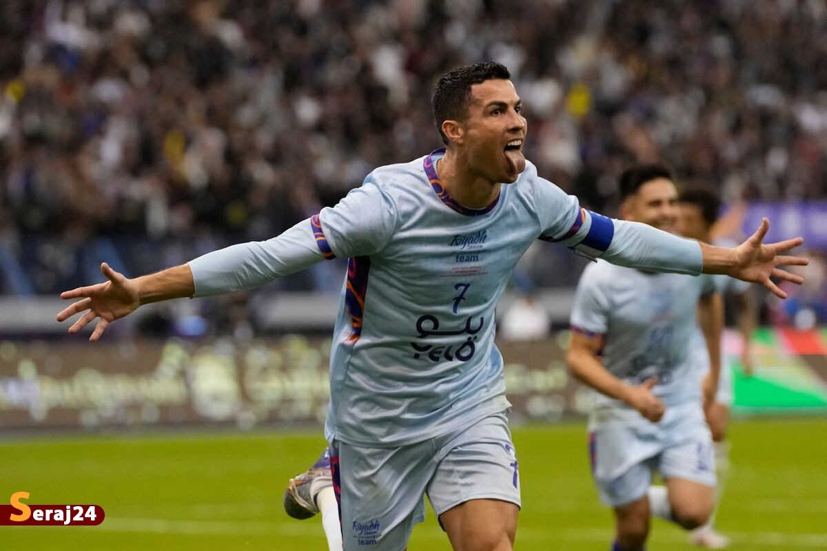 رونالدو سرانجام در لیگ عربستان گل زد